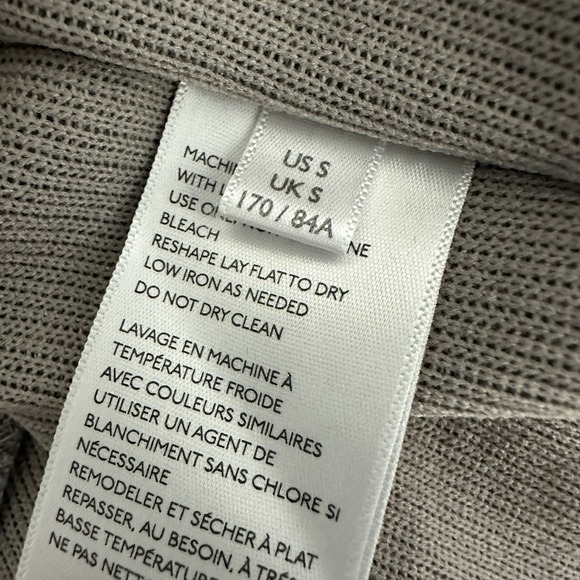 Urban Outfitters Womens Sweater S Taupe Jax Inside Out Notch Neck Pullover Boxy - Picture 14 of 16